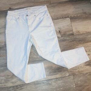 Madewell 9” Skinny High Rise Jean White Jean Size 31